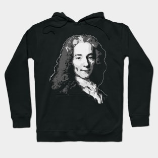 Voltaire Black and White Hoodie